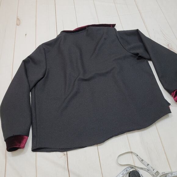 Vintage Panhandle slim horse equestrian button up top velvet - Picture 2 of 7